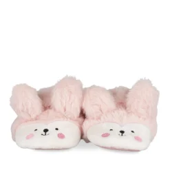 Chaussons ROSE Fille Motif Animal Scratch