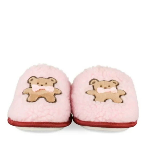 Chaussons ROSE Fille Motif Animal A Enfiler