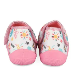 Chaussons ROSE Fille Motif Animal Scratch
