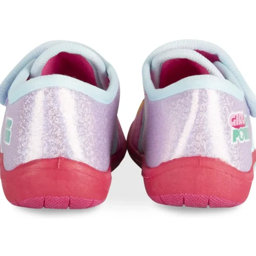 Chaussons ROSE Fille Motif Multicolore Scratch
