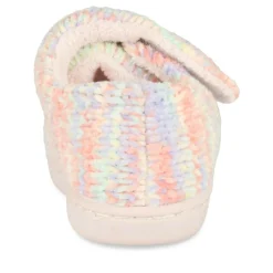 Chaussons ROSE Fille Motif Uni A Enfiler
