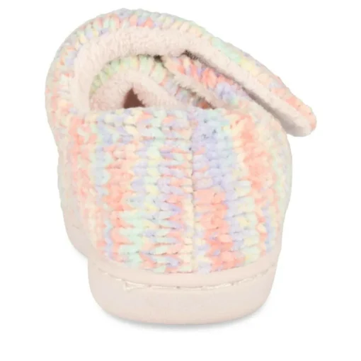 Chaussons ROSE Fille Motif Uni A Enfiler