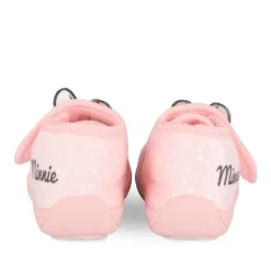 Chaussons ROSE Fille Motif A Pois Scratch