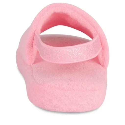 Chaussons ROSE Fille Motif Uni A Enfiler