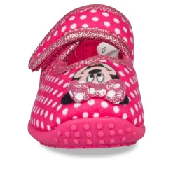 Chaussons ROSE Fille Motif A Pois Scratch