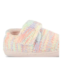 Chaussons ROSE Fille Motif Uni A Enfiler