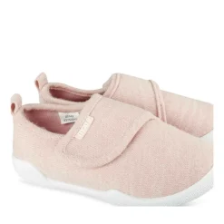 Chaussons ROSE Fille Motif Uni Scratch