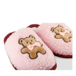 Chaussons ROSE Fille Motif Animal A Enfiler