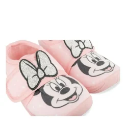 Chaussons ROSE Fille Motif A Pois Scratch