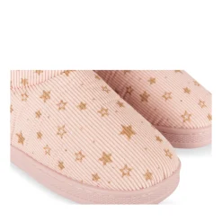 Chaussons ROSE Fille Motif Etoiles A Enfiler