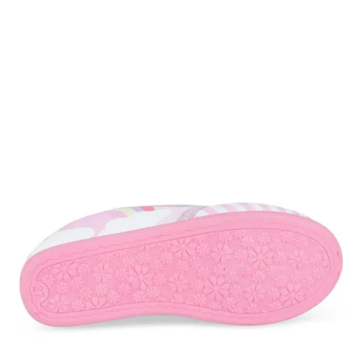 Chaussons ROSE Fille Motif Multicolore Elastique