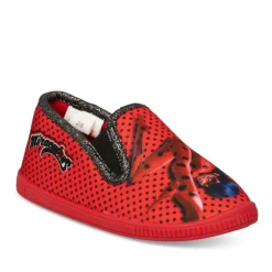 Chaussons ROUGE Fille Elastique