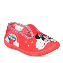 Chaussons ROUGE Fille Elastique