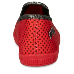 Chaussons ROUGE Fille Elastique