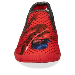 Chaussons ROUGE Fille Elastique