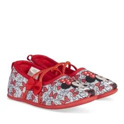 Chaussons ROUGE Fille Motif Multicolore Elastique