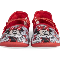 Chaussons ROUGE Fille Motif Multicolore Elastique