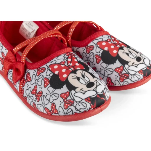 Chaussons ROUGE Fille Motif Multicolore Elastique