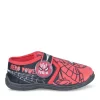 Chaussons ROUGE Garçon Motif Uni Scratch