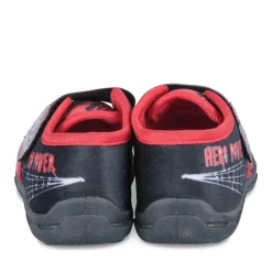 Chaussons ROUGE Garçon Motif Uni Scratch