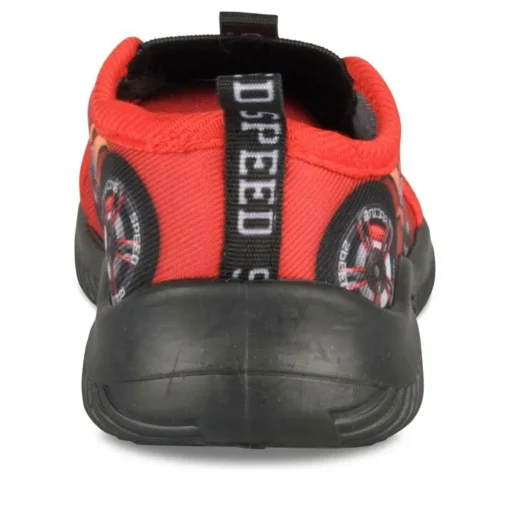 Chaussons ROUGE Garçon Motif Uni A Enfiler