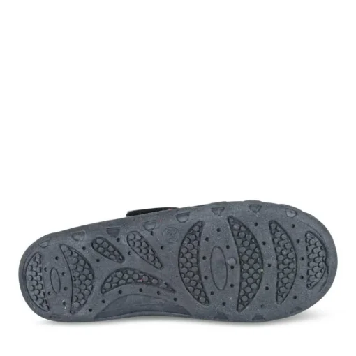 Chaussons ROUGE Garçon Motif Uni Scratch