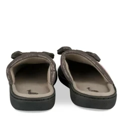 Chaussons TAUPE Femme Motif Uni A Enfiler