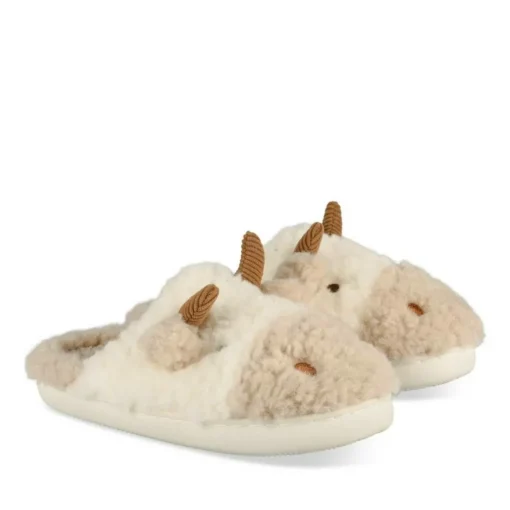 Chaussons Vache BEIGE PHILOV