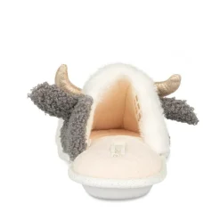 Chaussons Vache BLANC MERRY SCOTT