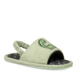 Chaussons VERT Garçon Elastique