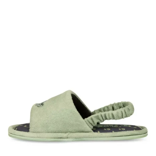 Chaussons VERT Garçon Elastique