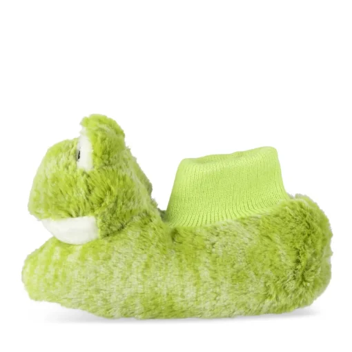 Chaussons VERT Garçon Motif Uni A Enfiler