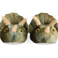 Chaussons VERT Garçon Motif Animal A Enfiler