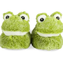 Chaussons VERT Garçon Motif Uni A Enfiler