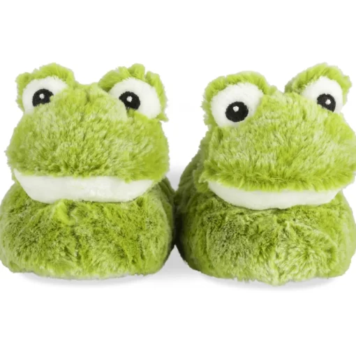 Chaussons VERT Garçon Motif Uni A Enfiler