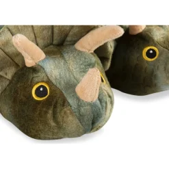 Chaussons VERT Garçon Motif Animal A Enfiler