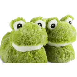 Chaussons VERT Garçon Motif Uni A Enfiler
