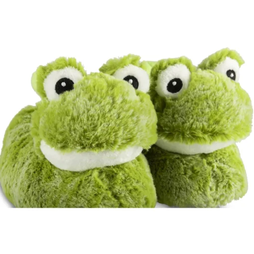 Chaussons VERT Garçon Motif Uni A Enfiler