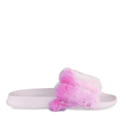 Chaussons VIOLET Femme Motif Uni A Enfiler