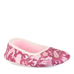 Chaussons VIOLET Femme Motif Uni A Enfiler