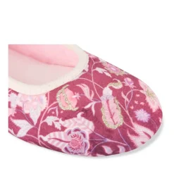 Chaussons VIOLET Femme Motif Uni A Enfiler