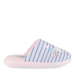 Chaussons VIOLET Fille Motif Licorne A Enfiler