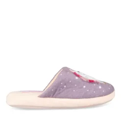 Chaussons VIOLET Fille Motif Uni