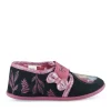 Chaussons VIOLET Fille Motif Uni Scratch