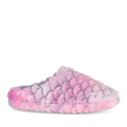 Chaussons VIOLET Fille Motif Multicolore A Enfiler