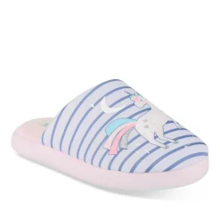 Chaussons VIOLET Fille Motif Licorne A Enfiler