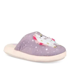Chaussons VIOLET Fille Motif Uni