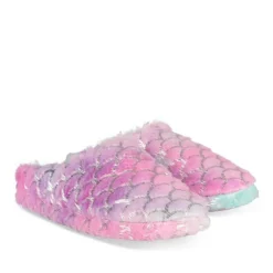 Chaussons VIOLET Fille Motif Multicolore A Enfiler