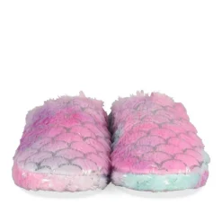 Chaussons VIOLET Fille Motif Multicolore A Enfiler