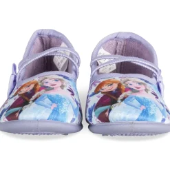 Chaussons VIOLET Fille Motif Multicolore Elastique
